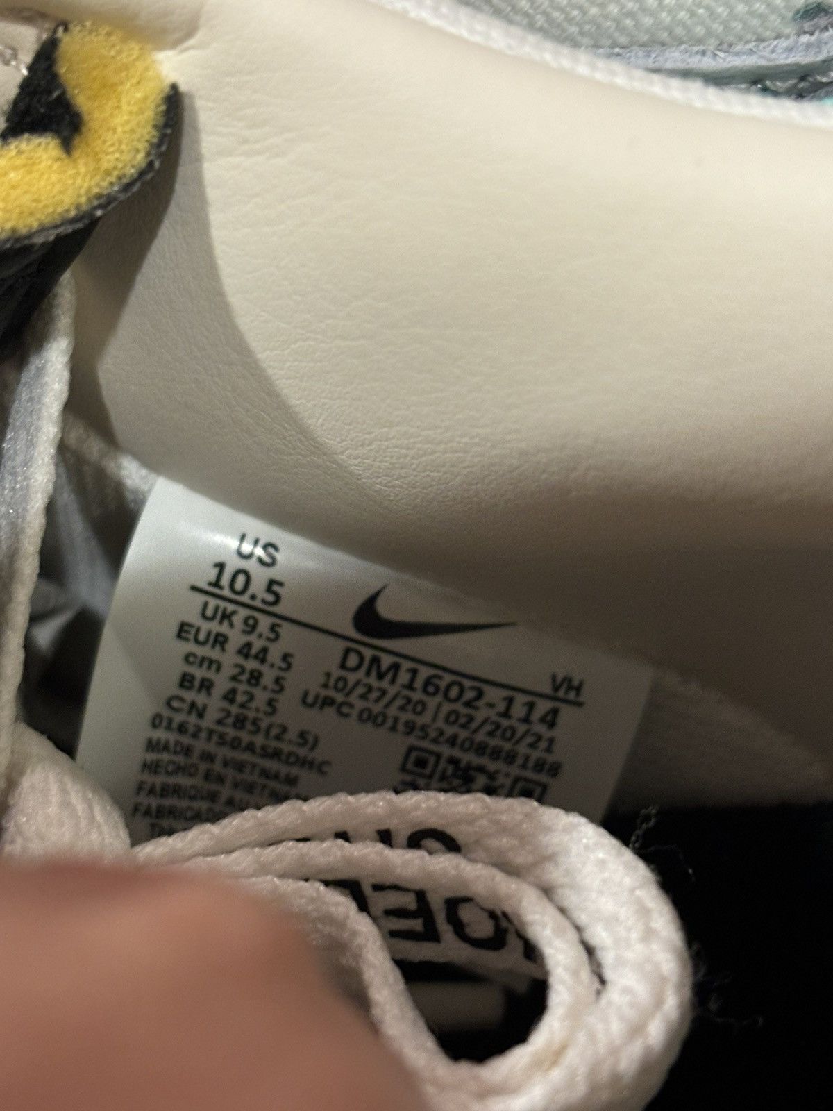 Nike × Off-White Nike Dunk Low Off-White Lot 4 Size US 10.5 / EU 43-44 - 8 Thumbnail