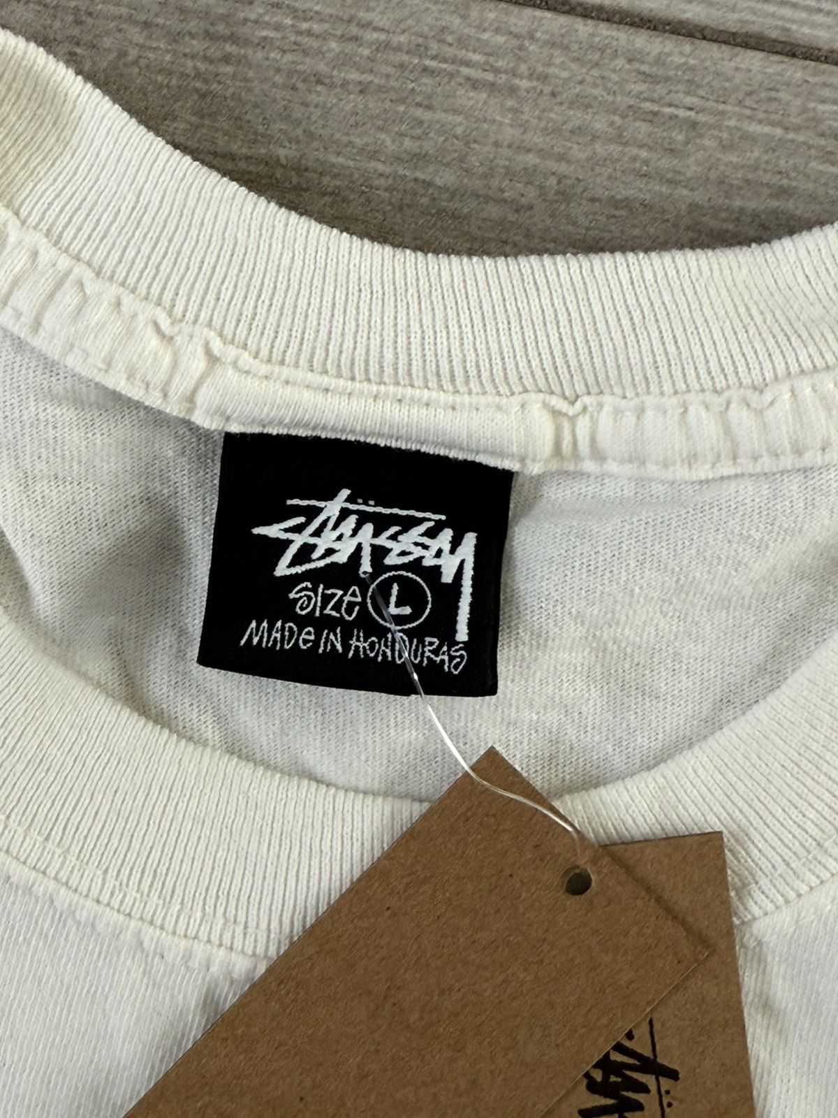 Stussy Stussy Classic Gear 1905084 Pigment Dyed Natural Tee Large Size US L / EU 52-54 / 3 - 5 Thumbnail
