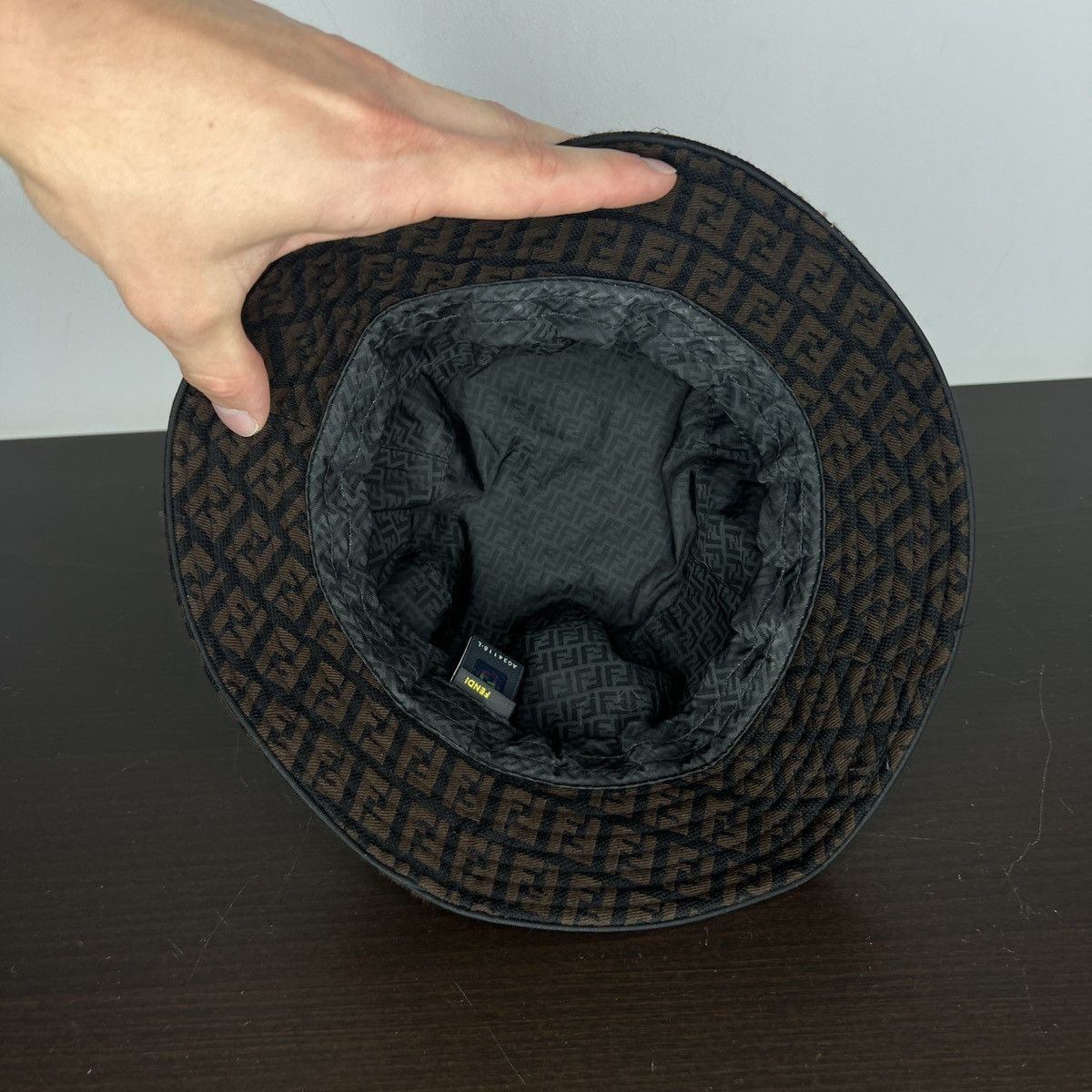 Fendi Fendi Bucket Hat Monogram FF Size ONE SIZE - 6 Thumbnail