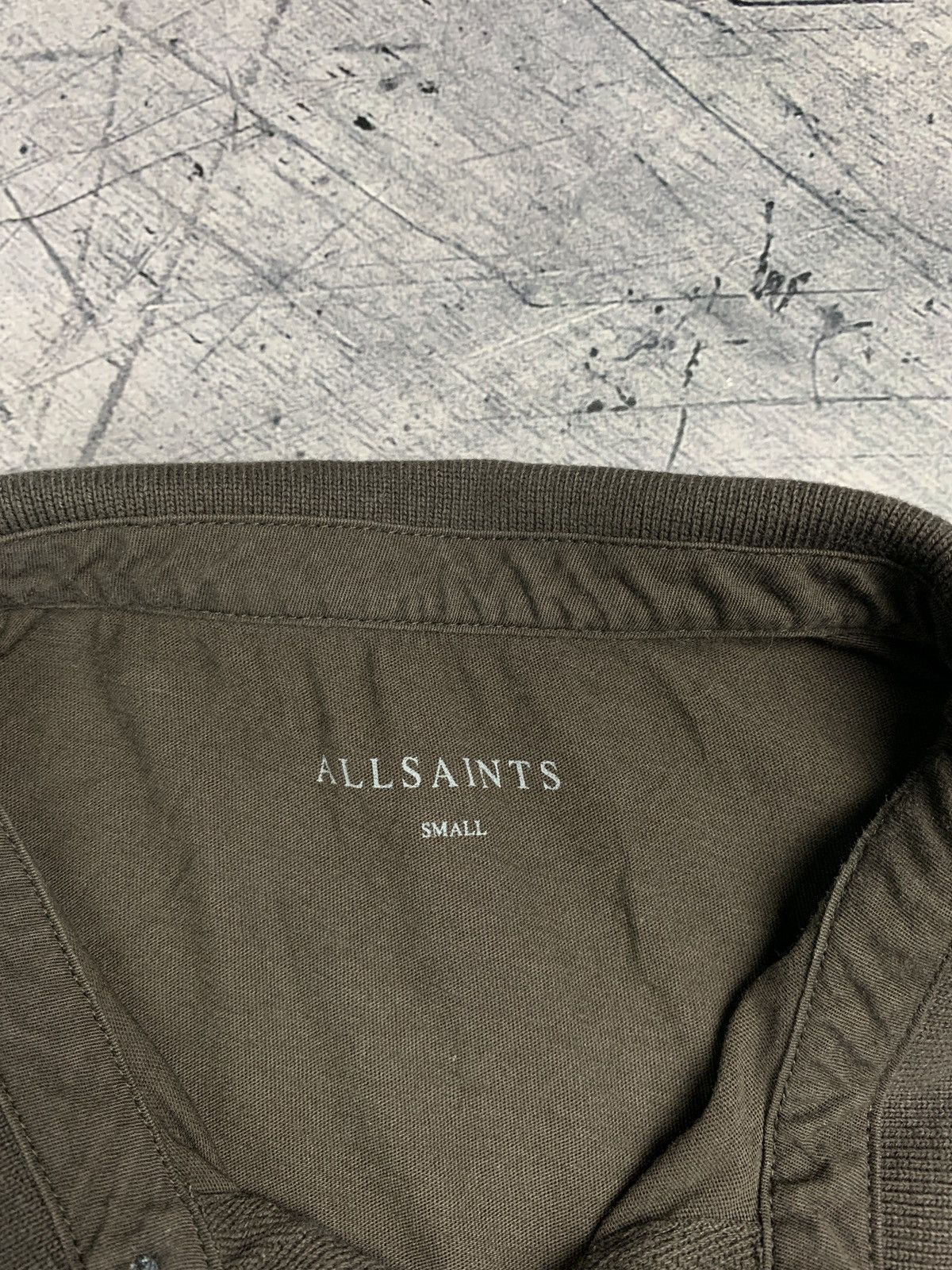 Allsaints Allsaints Brown Polo Shirt Buttons Embroidered Logo Size US S / EU 44-46 / 1 - 5 Thumbnail