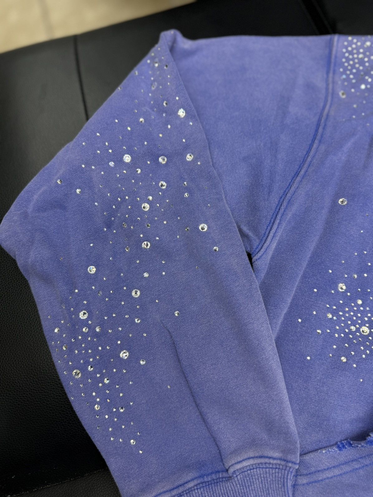 Vale Valley Hoodie Stone Zip Up Blue Crystals Size Small (NEW) Size US S / EU 44-46 / 1 - 9 Thumbnail