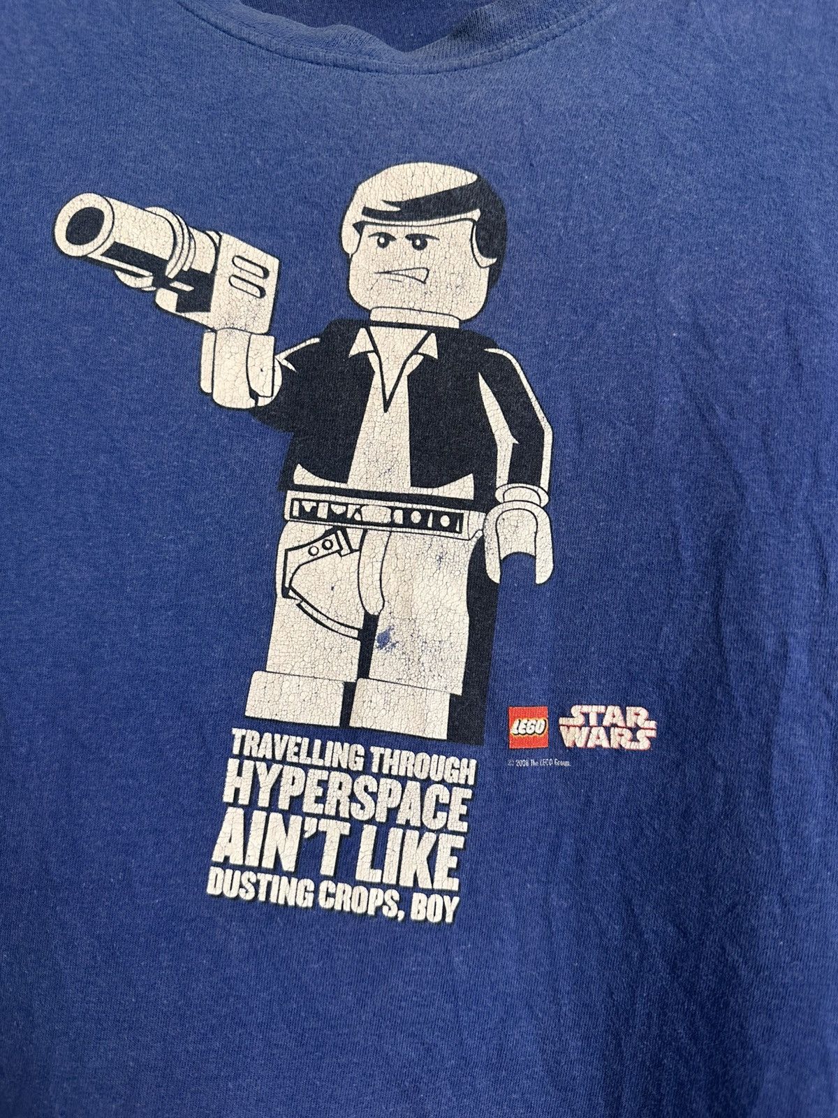 LEGO 🔥 Vintage 2008 Lego Star Wars Movie Cartoon Retro T Shirt Size US XL / EU 56 / 4 - 4 Thumbnail