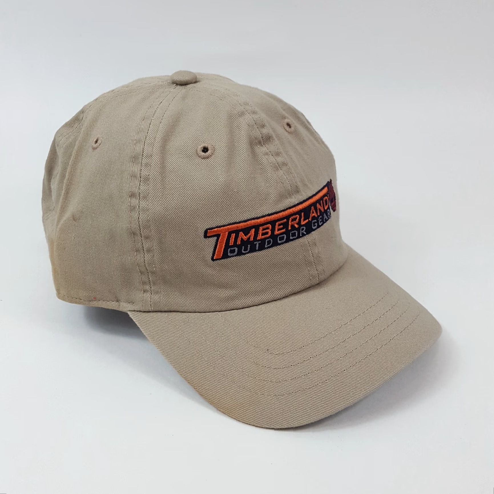 Timberland VINTAGE Timberland Baseball Cap Hat Adult One Size Beige Cotton Canvas Adjustable 90s 2000s New York Outdoor Gear USA Baseball Mens Size ONE SIZE - 6 Thumbnail
