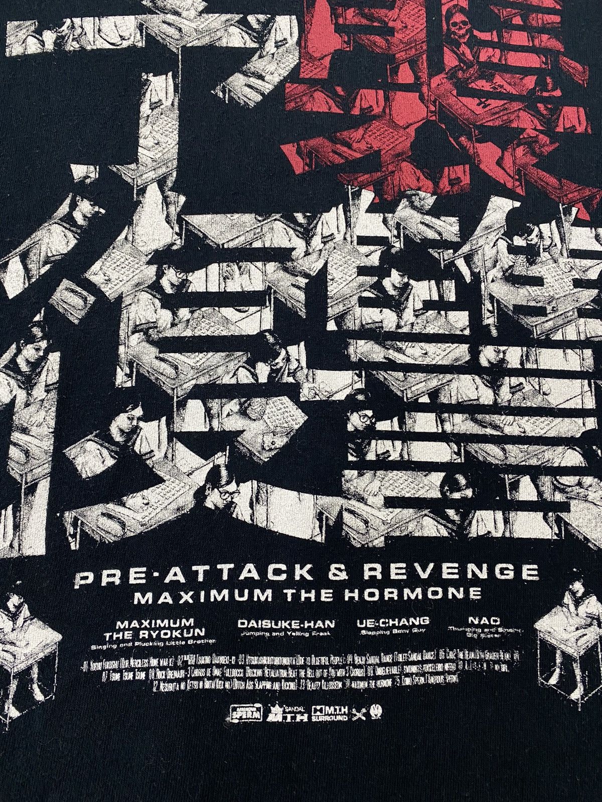Band Tees 💥MAXIMUM THE HORMONE punkrock band attack & revenge shirt Size US L / EU 52-54 / 3 - 4 Thumbnail
