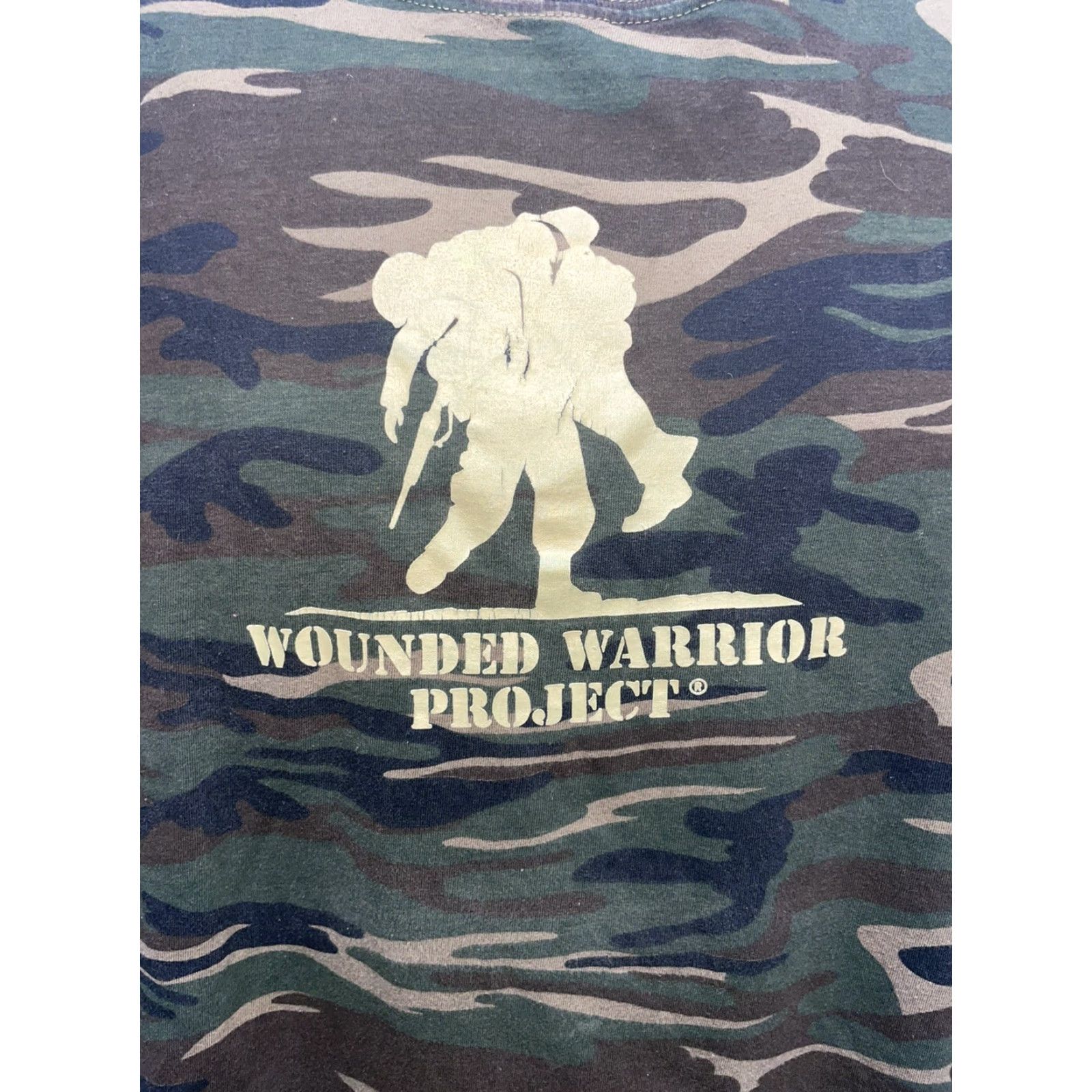 Y/Project Wounded Warrior Project Camo Graphic T-Shirt Mens M Multicolor Camouflage Warrior Colorful Shirt Size US M / EU 48-50 / 2 - 3 Thumbnail