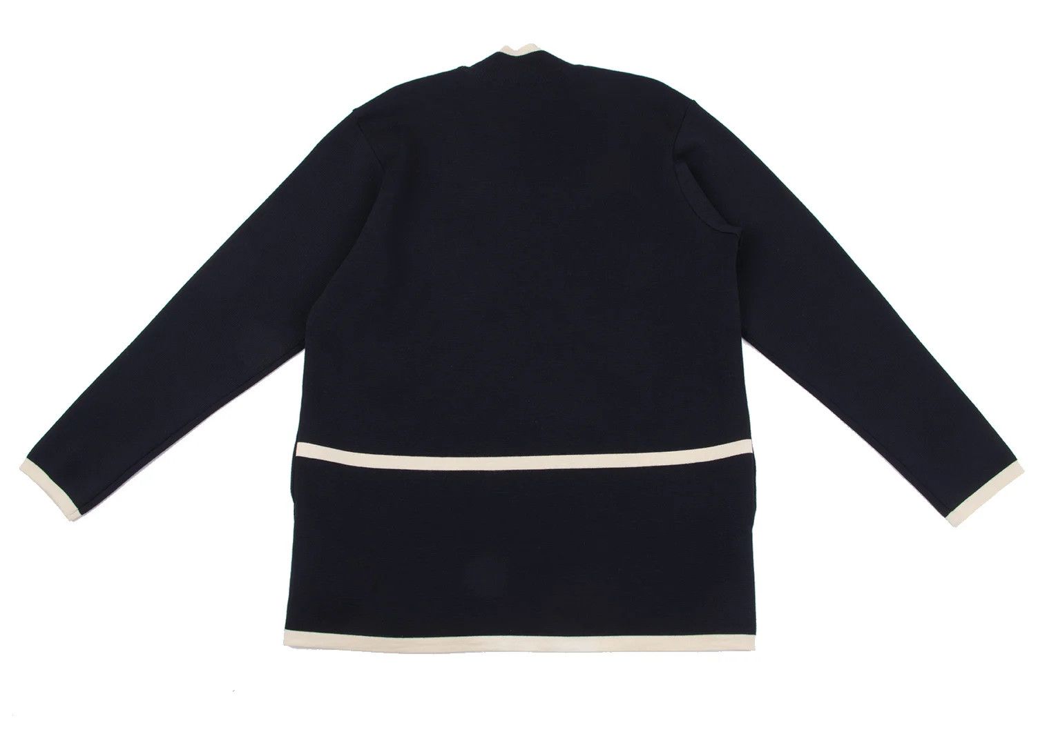 Yohji Yamamoto Yohji Yamamoto Bi-Color Line High Neck Knit Size US M / EU 48-50 / 2 - 14 Thumbnail