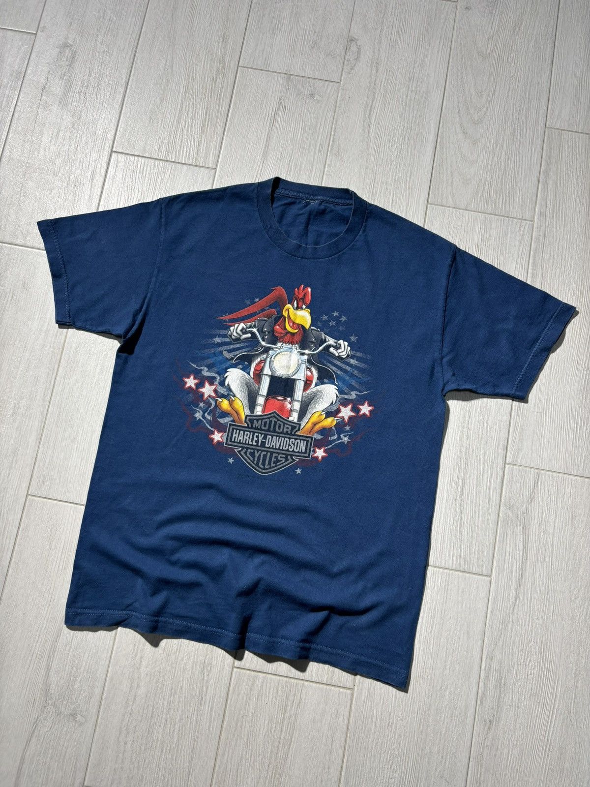 Harley Davidson Vintage Harley Davidson Looney Tunes Tshirt Motorcycle Size US L / EU 52-54 / 3 - 1 Thumbnail