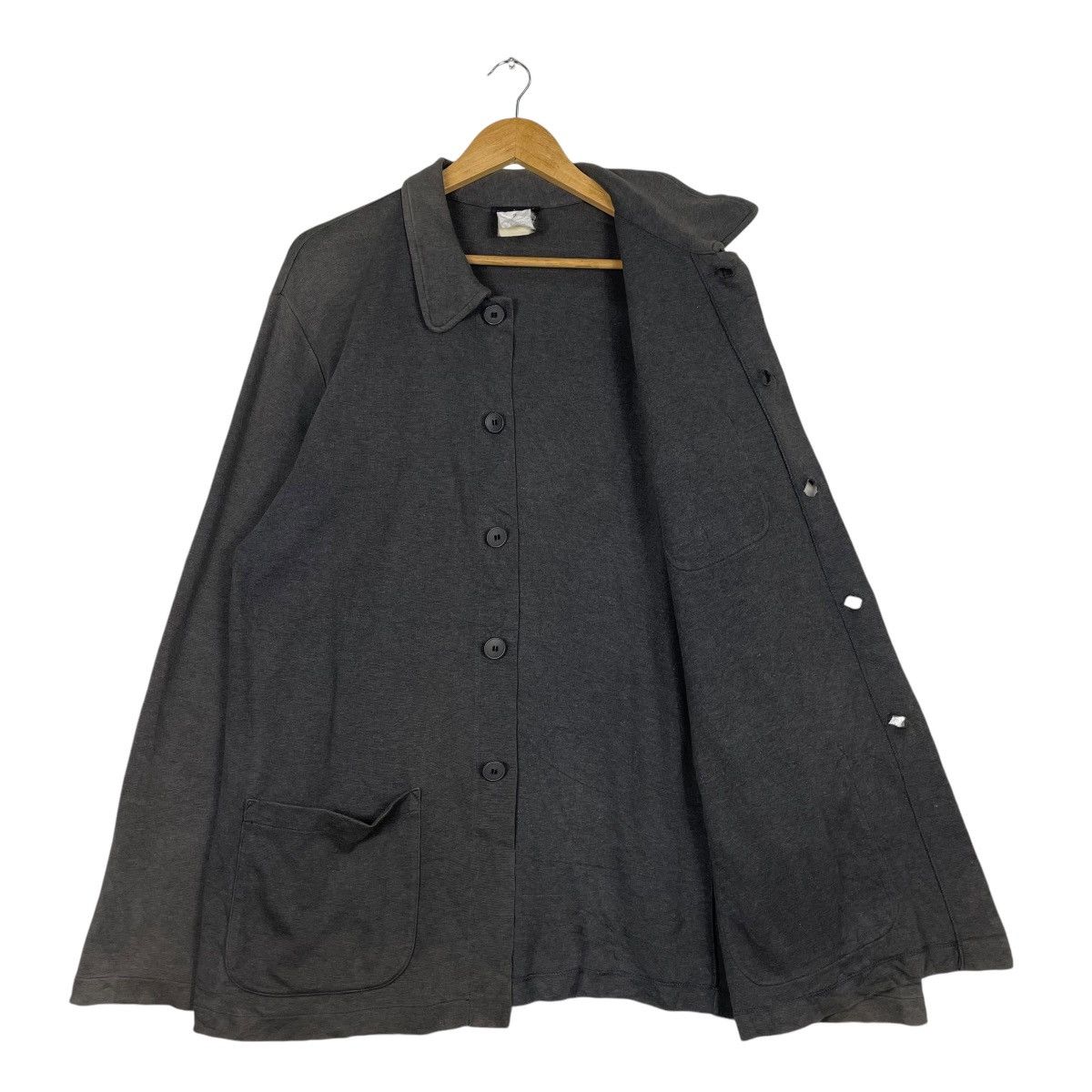 Japanese Brand × Vintage × agnes b. 💥AGNES B CHORE LINEN COTTON JACKET Size US M / EU 48-50 / 2 - 9 Thumbnail