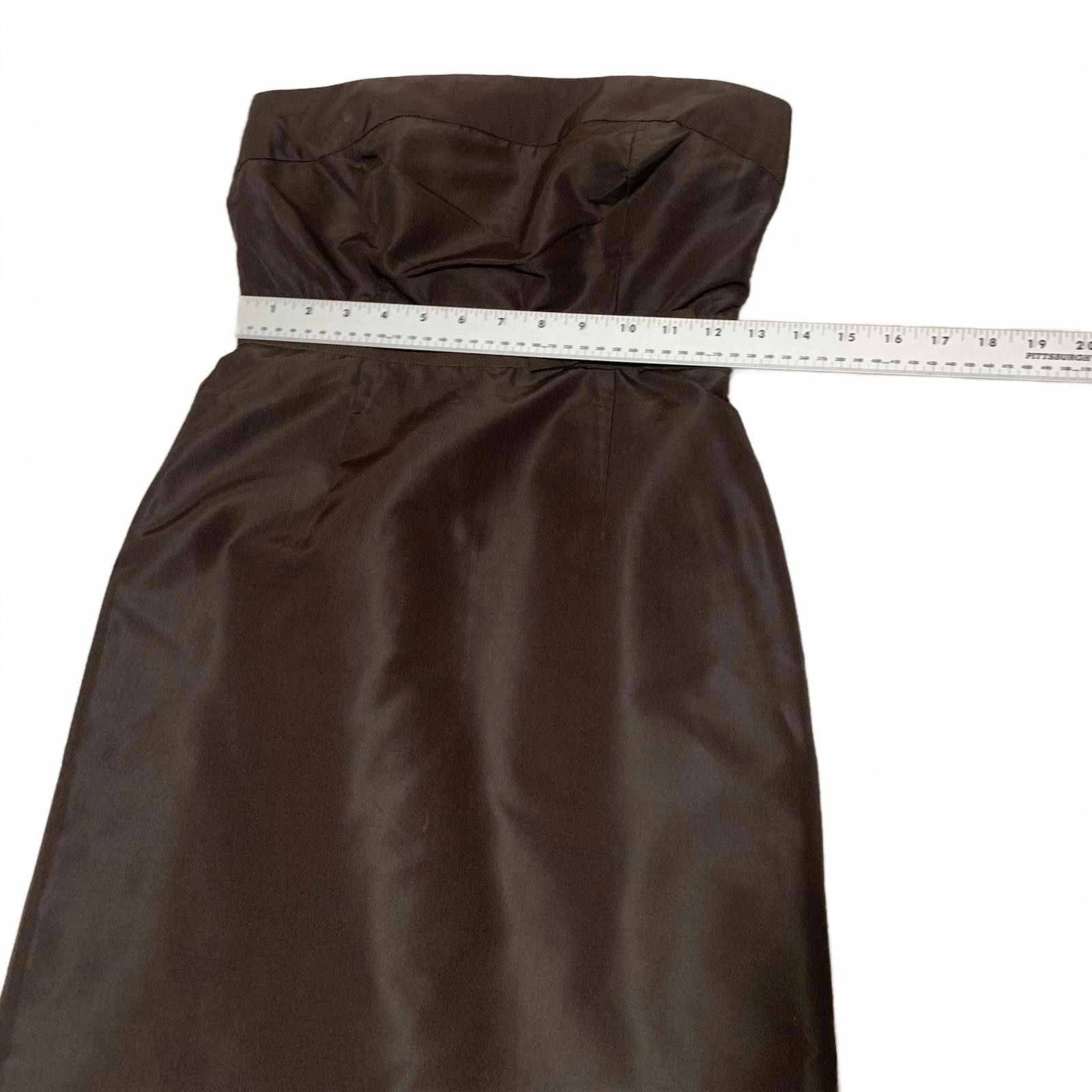 dark brown satin dress Chocolate Brown Satin Bandeau Arden Maxi Dress