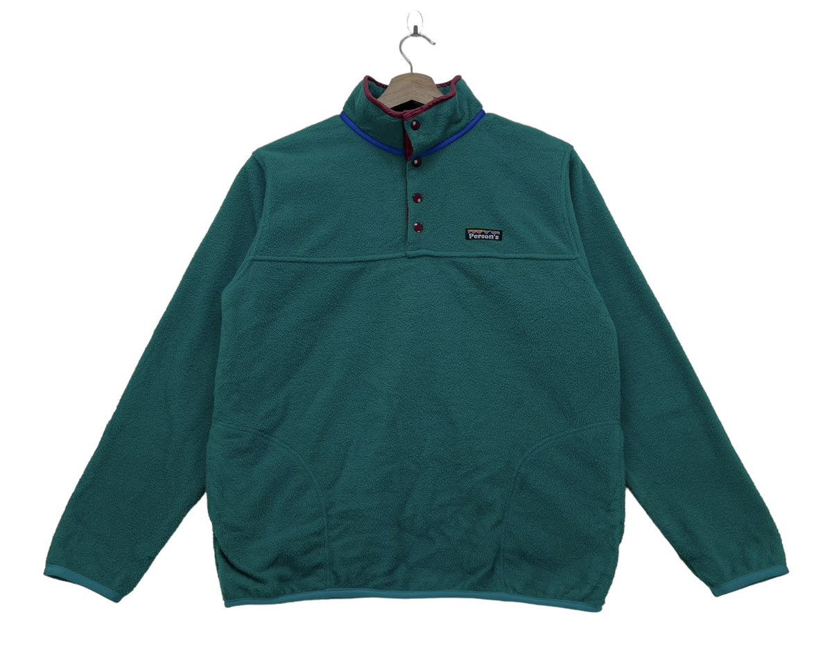 Patagonia 🔥Vintage Persons Fleece Pullover Half Snap Button Size M / US 6-8 / IT 42-44 - 1 Thumbnail