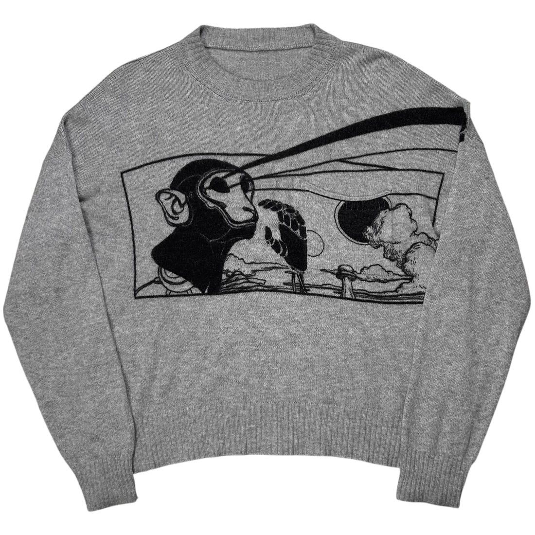 Prada Prada Monkey Laser Cashmere Sweater - SS15 Size US M / EU 48-50 / 2 - 1 Thumbnail
