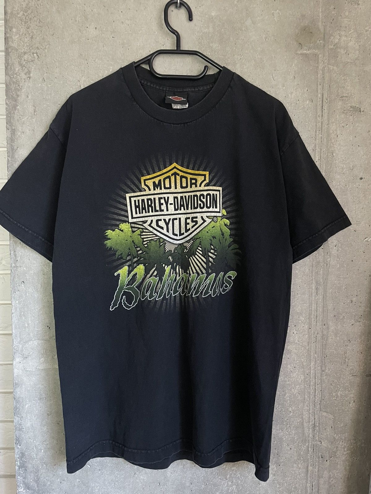 Vintage Vintage Harley Davidson Bahamas Faded Tee Made In Mexico Y2k Size US L / EU 52-54 / 3 - 5 Thumbnail