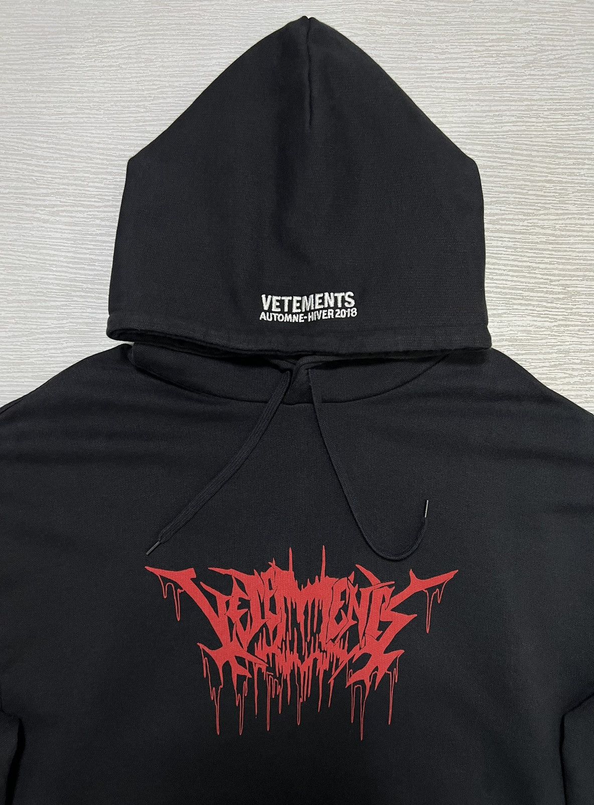 Vetements Vetements - F/W 18 - Metal Tour Hoodie Size US L / EU 52-54 / 3 - 8 Thumbnail
