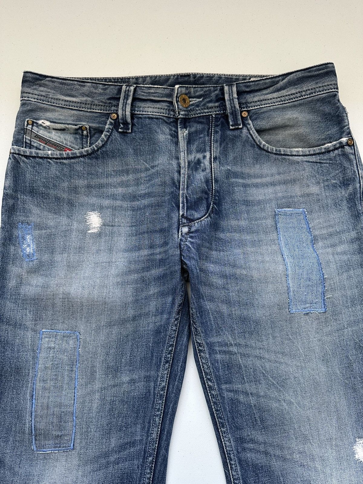 Diesel Vintage Y2k Diesel Larkee Zip Denim Jeans Pants Size US 30 / EU 46 - 9 Thumbnail
