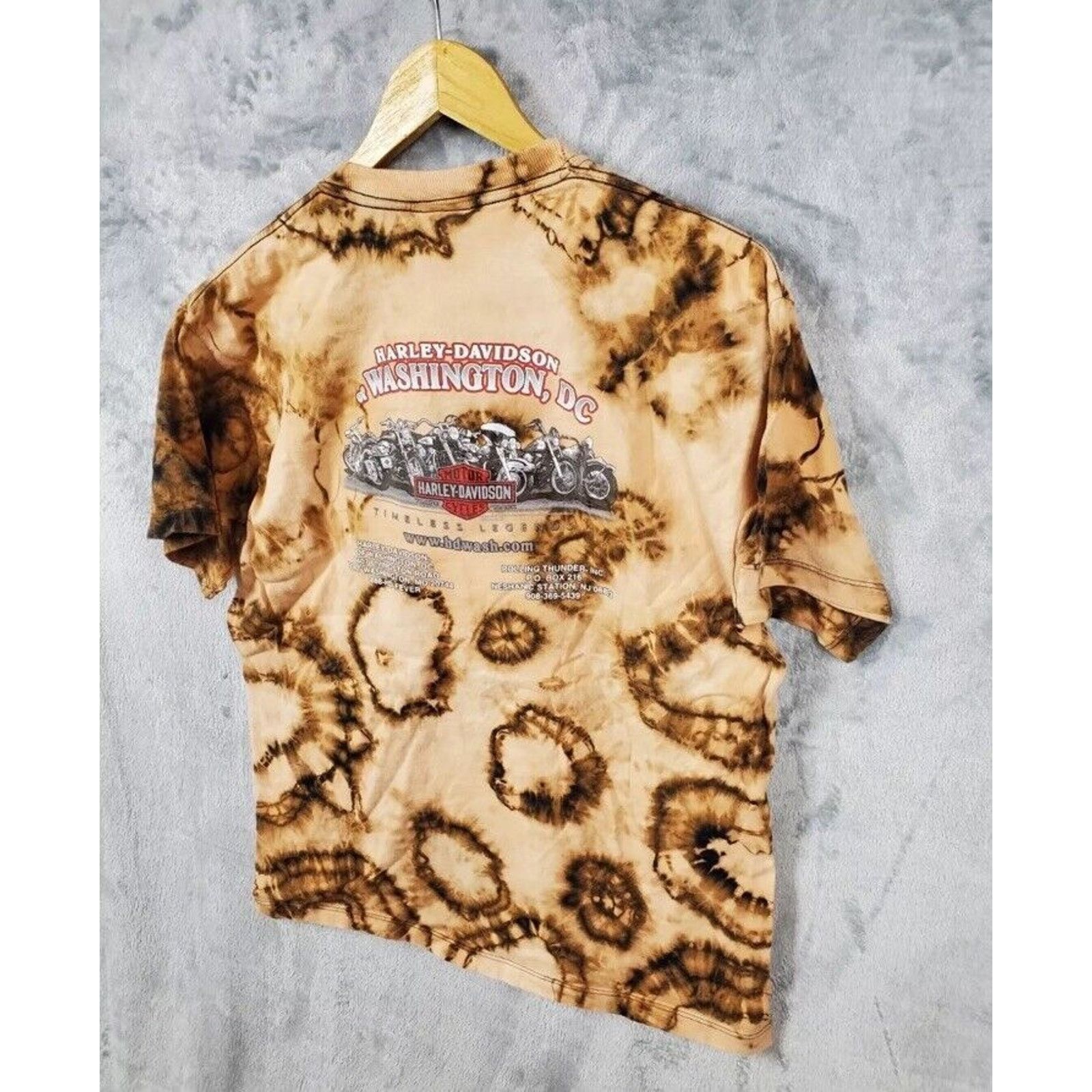 Harley Davidson Vintage Harley Davidson Shirt Men's L Rolling Biker Tye dye Size US L / EU 52-54 / 3 - 11 Thumbnail