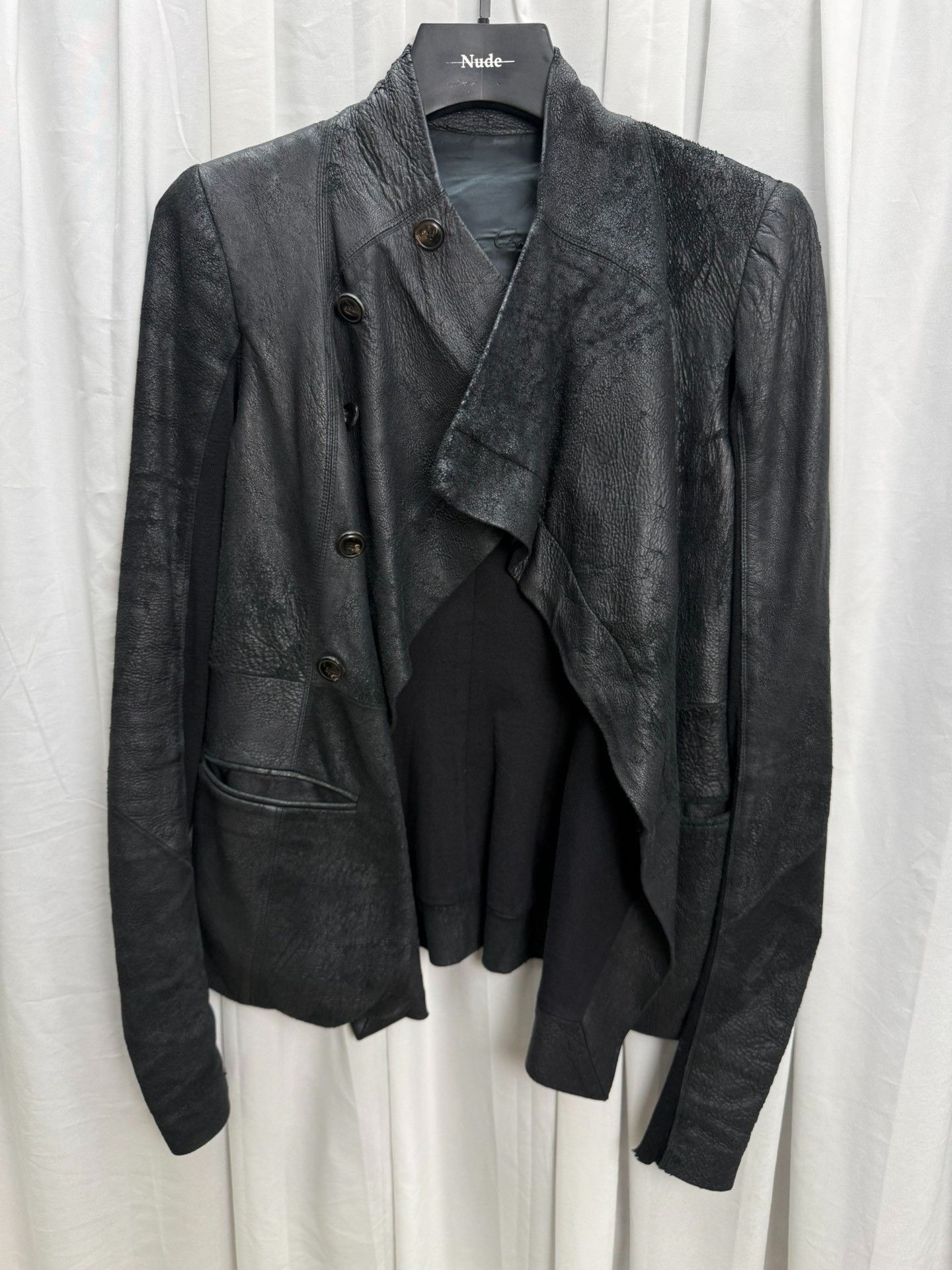 Rick Owens Rick Owens Suede Distressed Biker Jacket Size US M / EU 48-50 / 2 - 1 Thumbnail