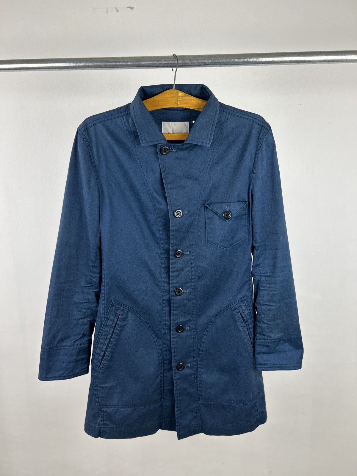 Tornado Mart blue tornado by tornado mart long jacket Size US M / EU 48-50 / 2 - 1 Thumbnail