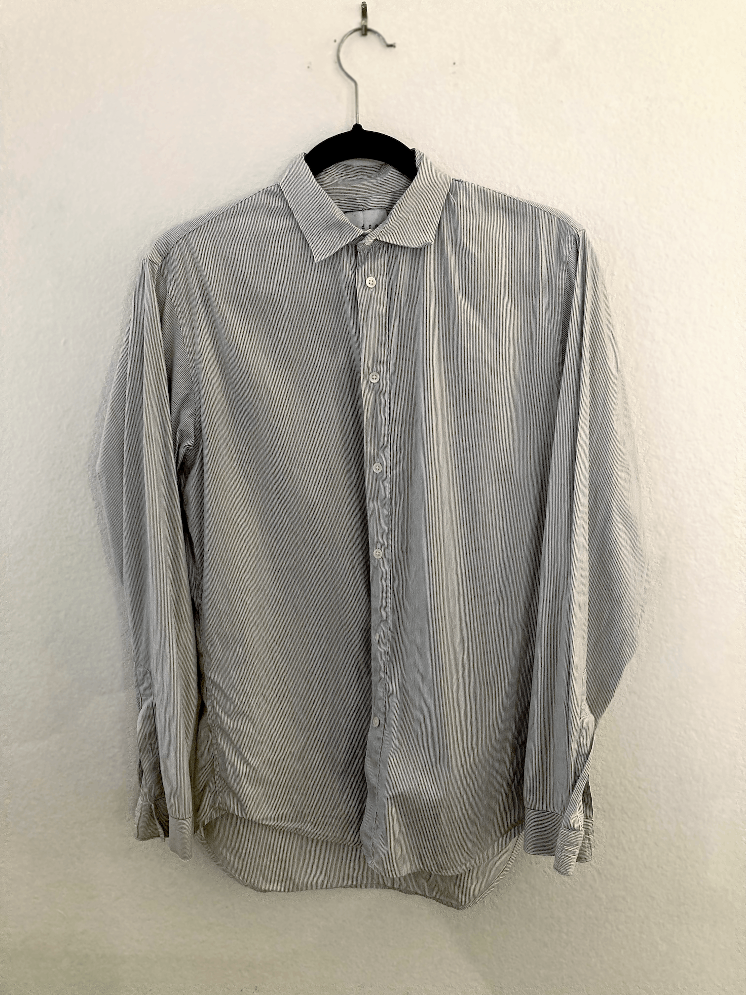 Sandro Thin Striped Button Down Shirt Size US XXS / EU 40 - 1 Thumbnail