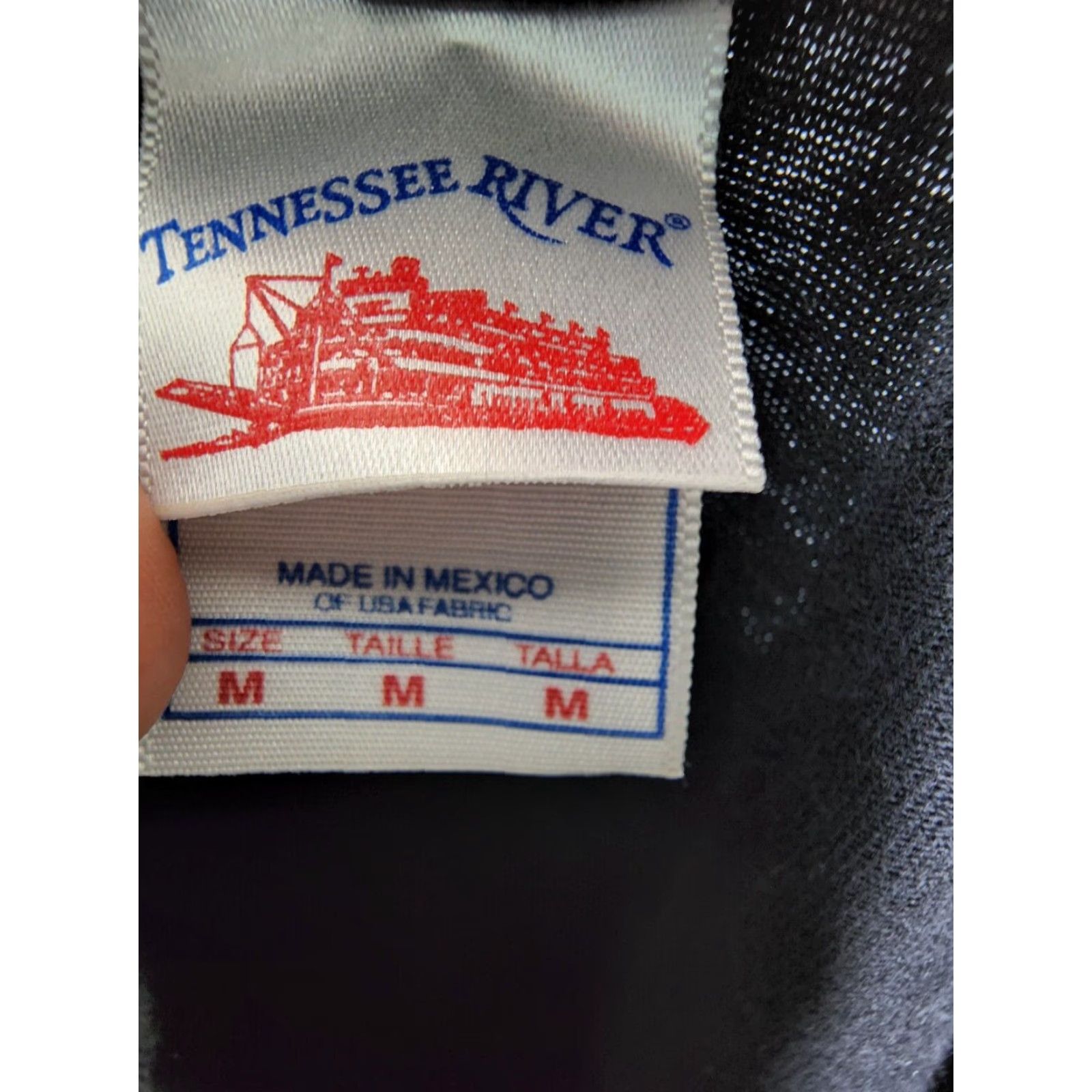 Vintage VINTAGE Tennessee River Brain Teaser T Shirt Black Mens M Short Sleeve Size US M / EU 48-50 / 2 - 4 Thumbnail