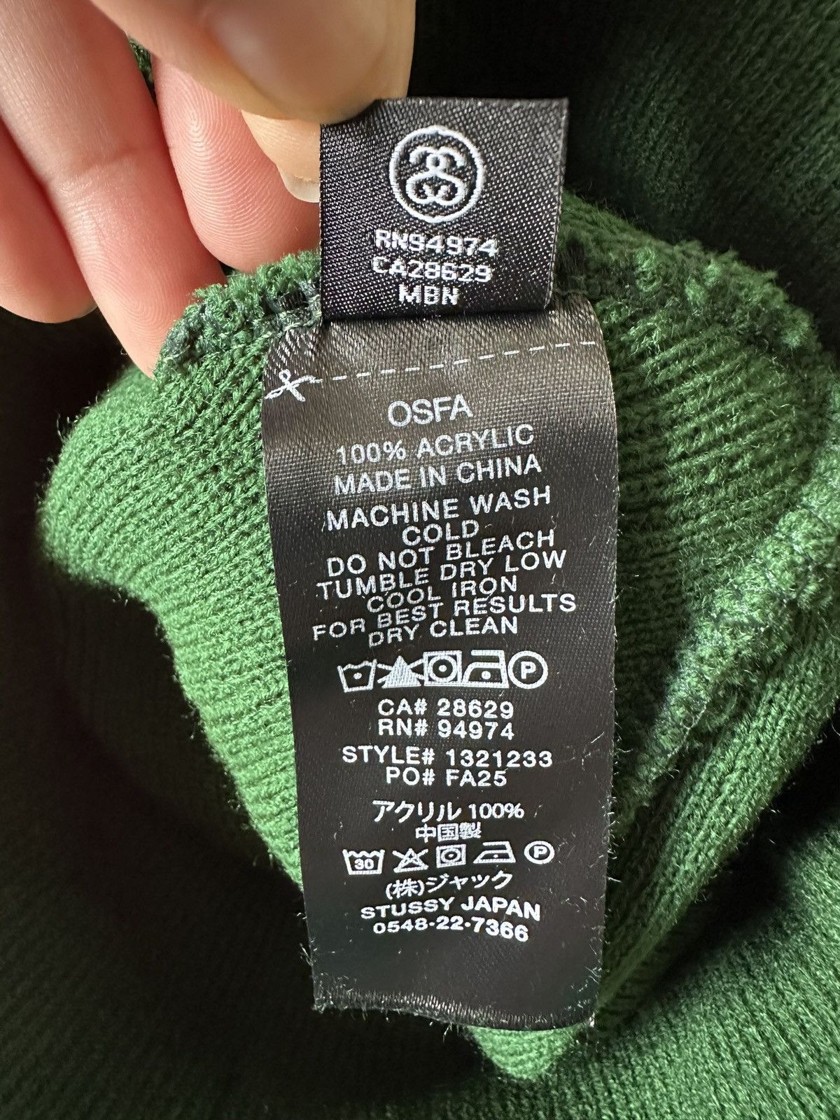 Stussy Stussy Skullcap International Athletic DS GREEN (SS25) Size ONE SIZE - 3 Thumbnail