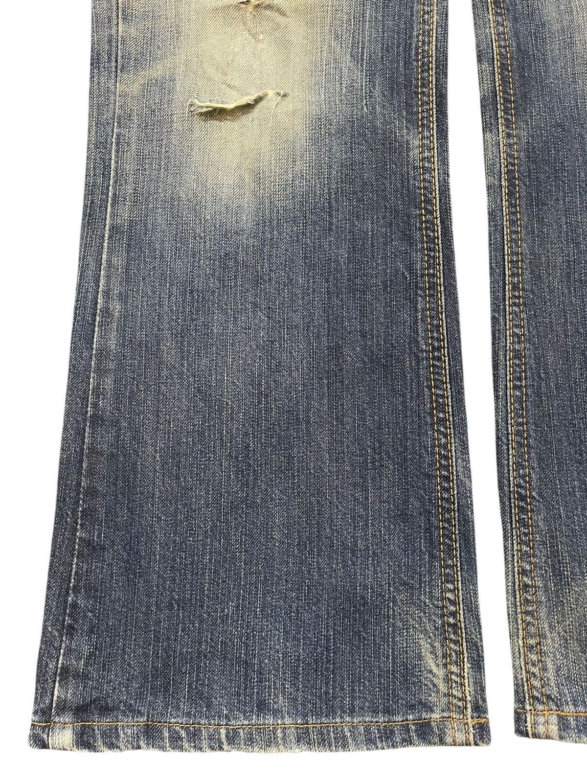 Edwin Edwin XV Exclusive Vintage Blue Mud Wash Distressed Baggy Size US 31 - 7 Thumbnail