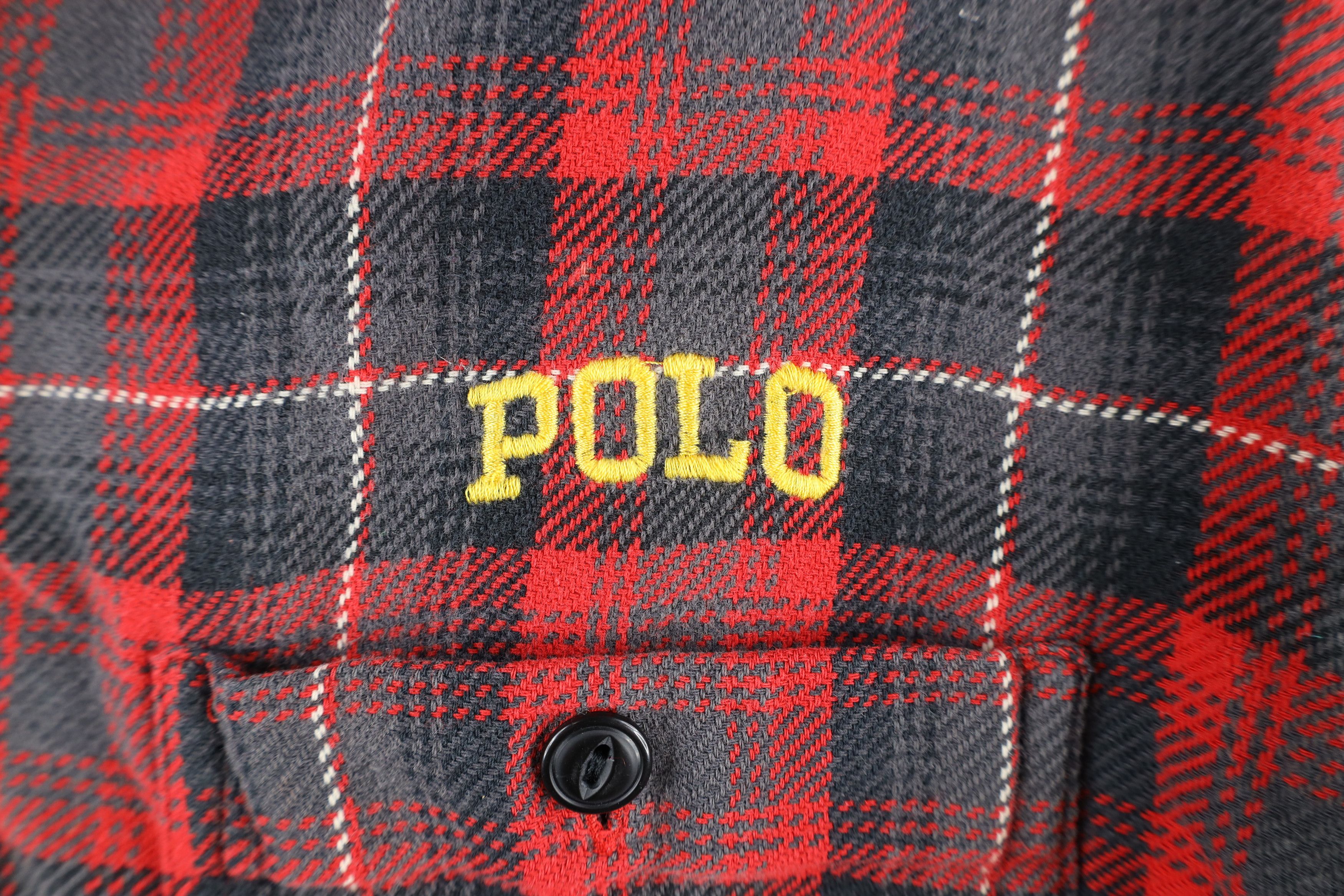 Polo Ralph Lauren Vintage 80s Ralph Lauren Spell Flannel Button Shirt Plaid Size US S / EU 44-46 / 1 - 10 Thumbnail