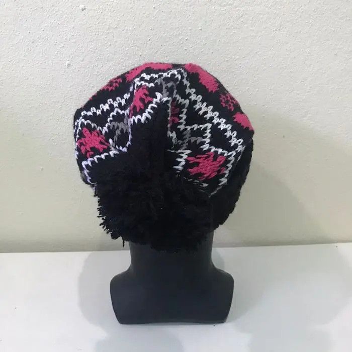 Japanese Brand Japanese Brand Bobble Beanie Hat Size ONE SIZE - 4 Thumbnail
