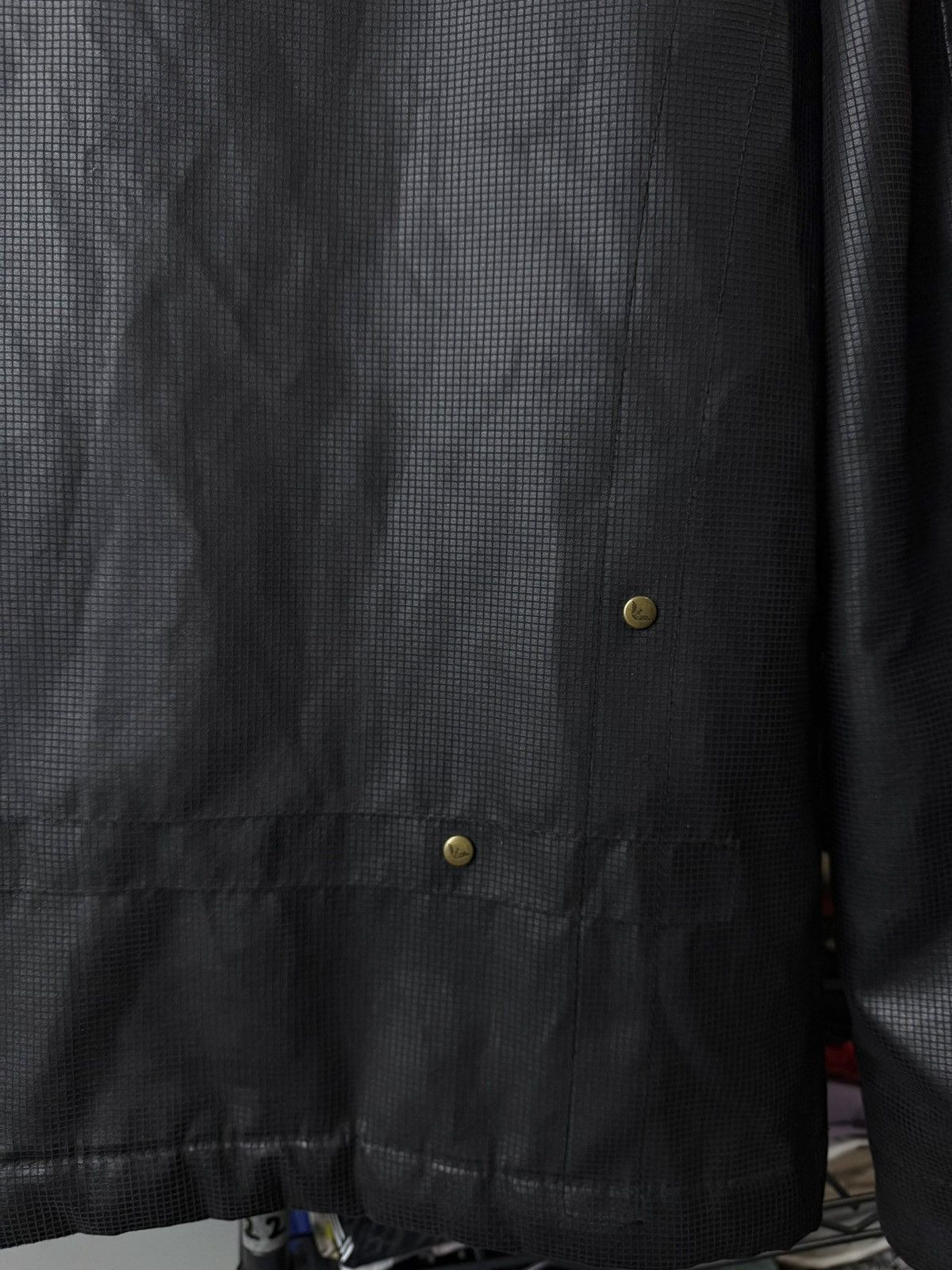 Emporio Armani Vintage Emporio Armani Archive Coated Jacket Leather Style Size US M / EU 48-50 / 2 - 14 Thumbnail