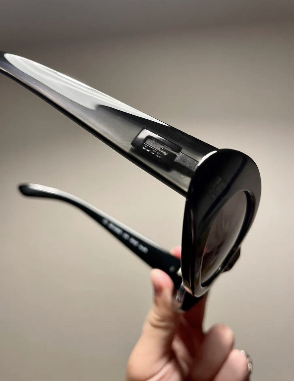 Gucci GUCCI Transparent Black Sports Sunglasses K24 Size ONE SIZE - 3 Thumbnail