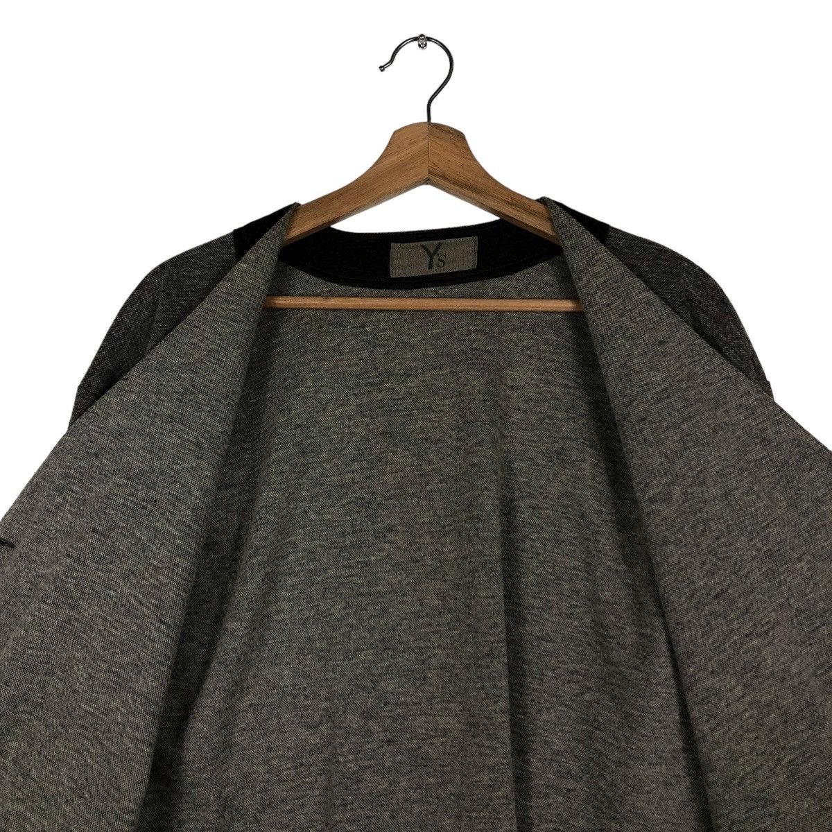 Yohji Yamamoto 🔥VINTAGE WOOL CROPPED BIKER JACKET Y’S YOHJI YAMAMOTO Size US M / EU 48-50 / 2 - 14 Thumbnail