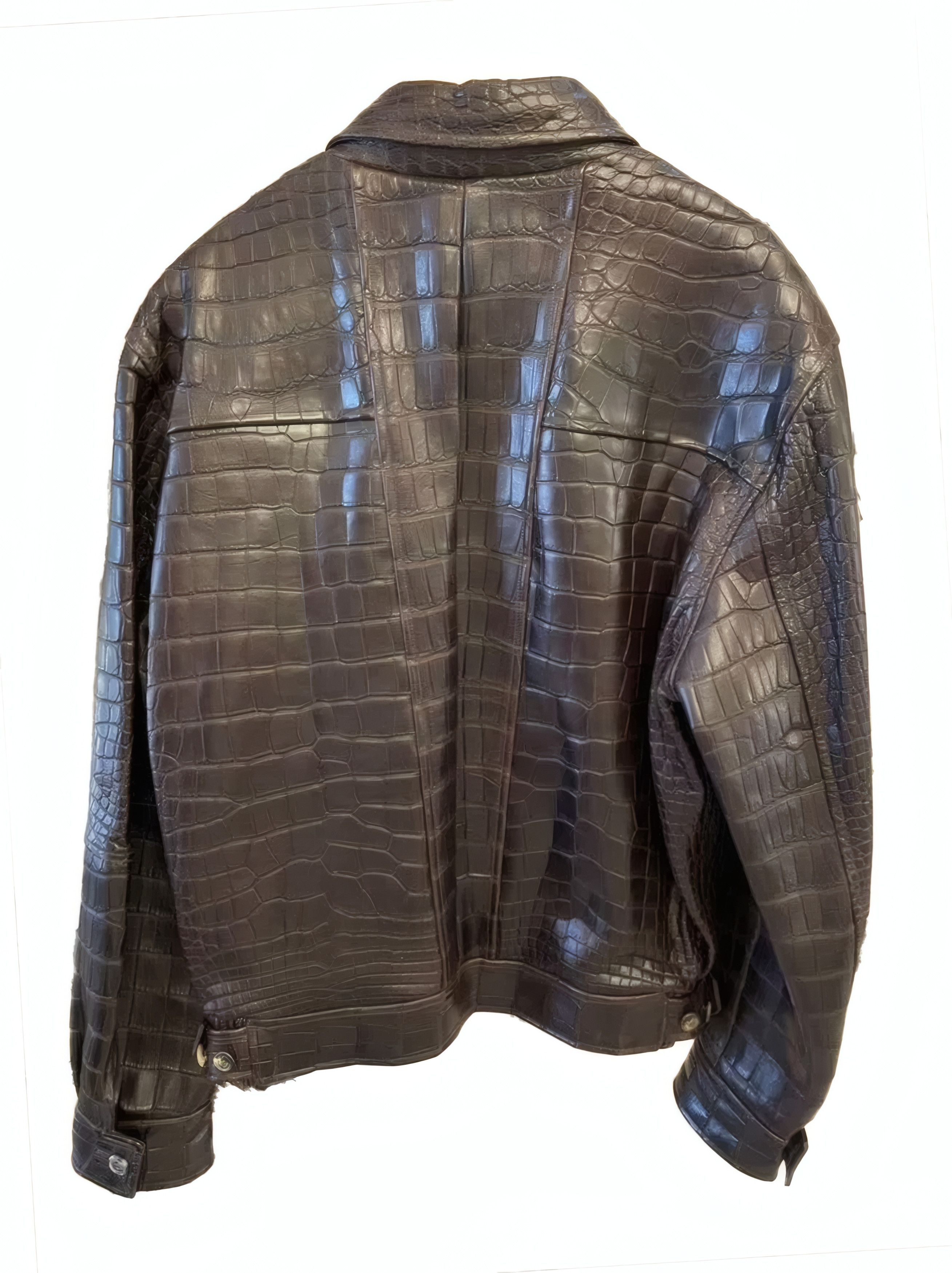 Brioni Genuine Crocodile Leather Jacket