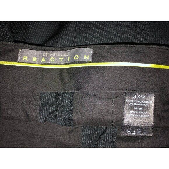 Kenneth Cole kenneth cole reaction men's striped dress pants size: 34/32 Size 34R - 5 Thumbnail