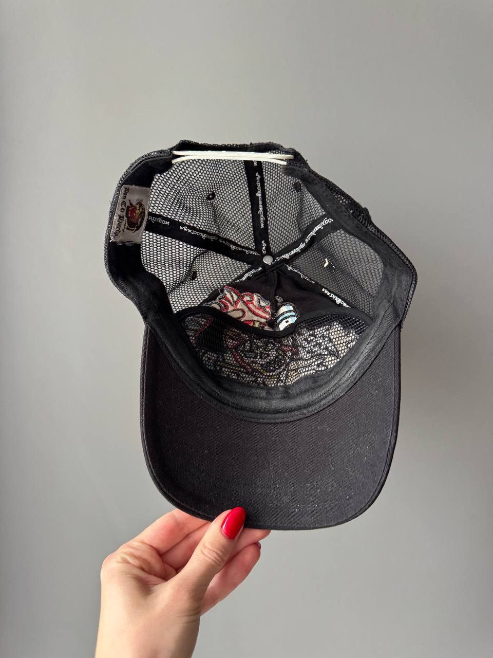 Ed Hardy Vintage Ed Hardy Y2K Skull Cap Hat Trucker Hype Size ONE SIZE - 5 Thumbnail