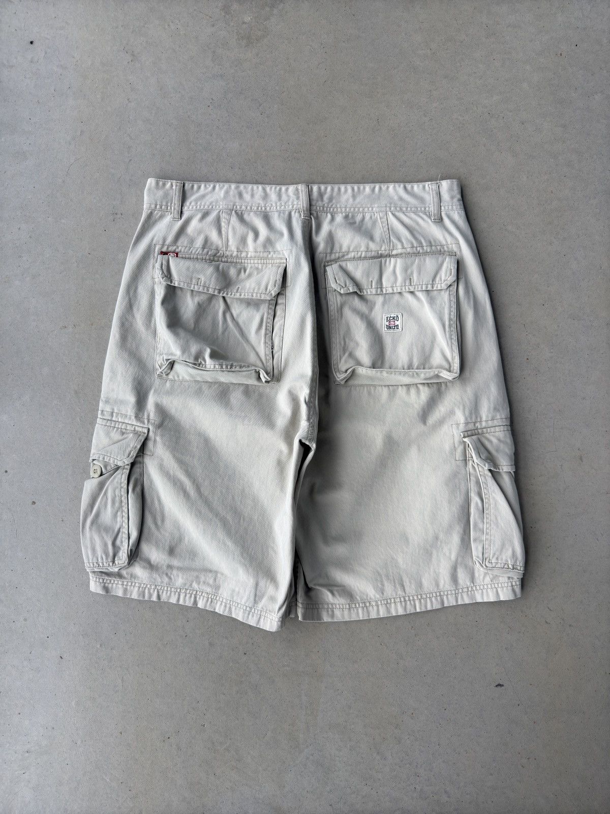 Ecko Unltd. Vintage Y2K Ecko Unltd. Baggy Cargo Shorts Size US 36 / EU 52 - 2 Thumbnail