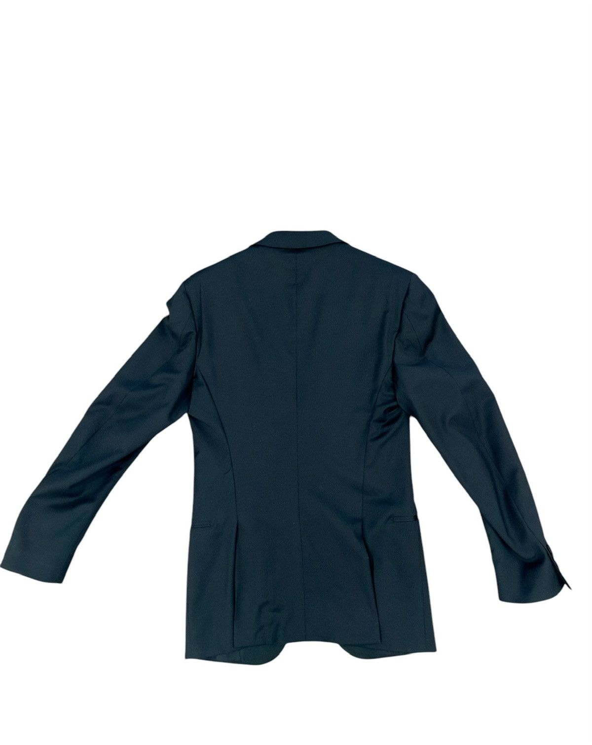 Ermenegildo Zegna Ermenegildo Zegna Black Tuxedo Jacket Peak Lapel Slim Fit Size 38L - 2 Thumbnail