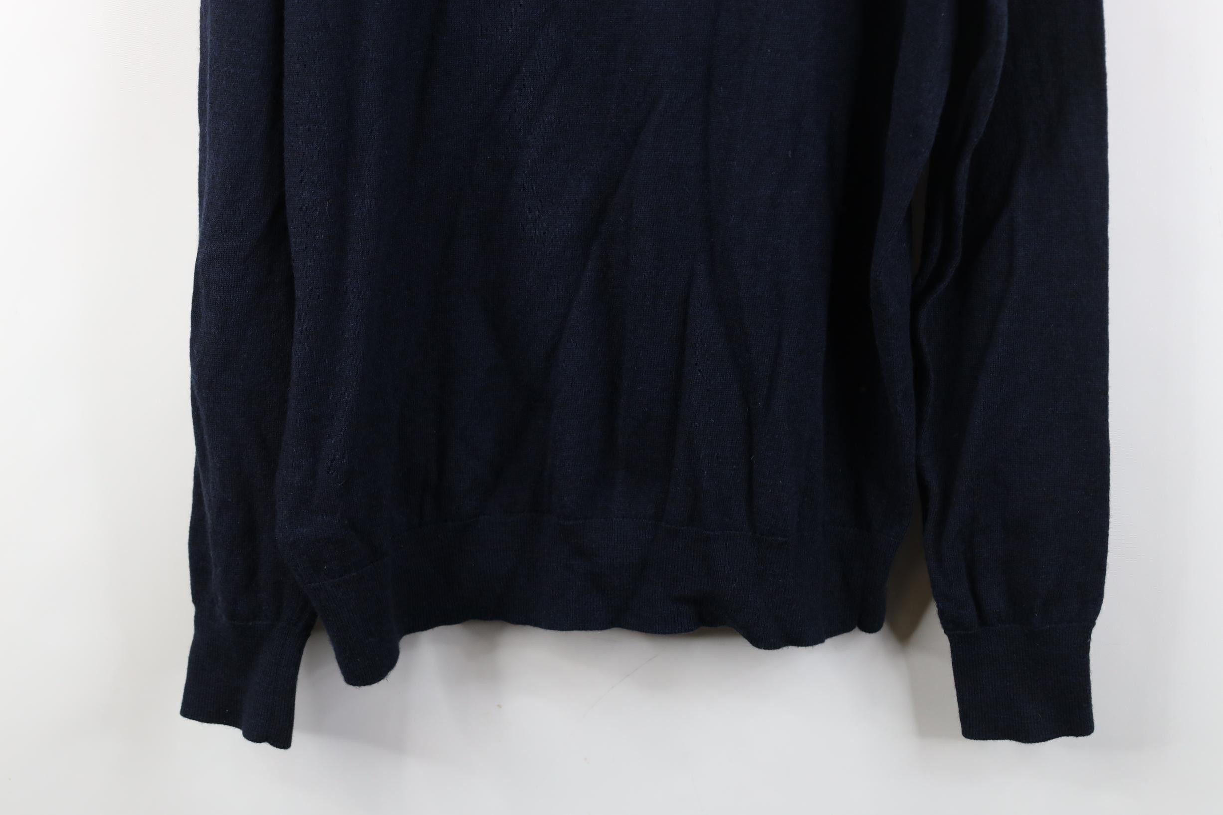 UNTUCKit Untuckit Extrafine Merino Wool Knit 1/4 Zip Pullover Sweater Size US XL / EU 56 / 4 - 12 Thumbnail