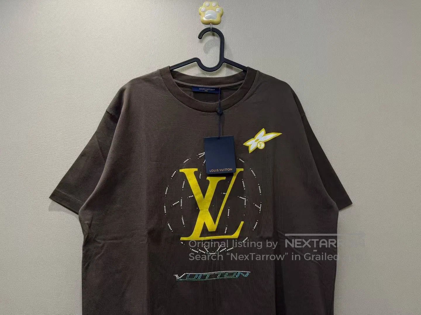 Louis Vuitton Louis Vuitton LV Logo Short Sleeve Top. Size L / US 10 / IT 46 - 2 Thumbnail