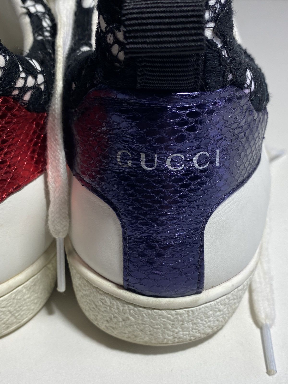 Gucci Gucci Women’s Ace Leather Trainers Size US 7 / IT 37 - 18 Thumbnail