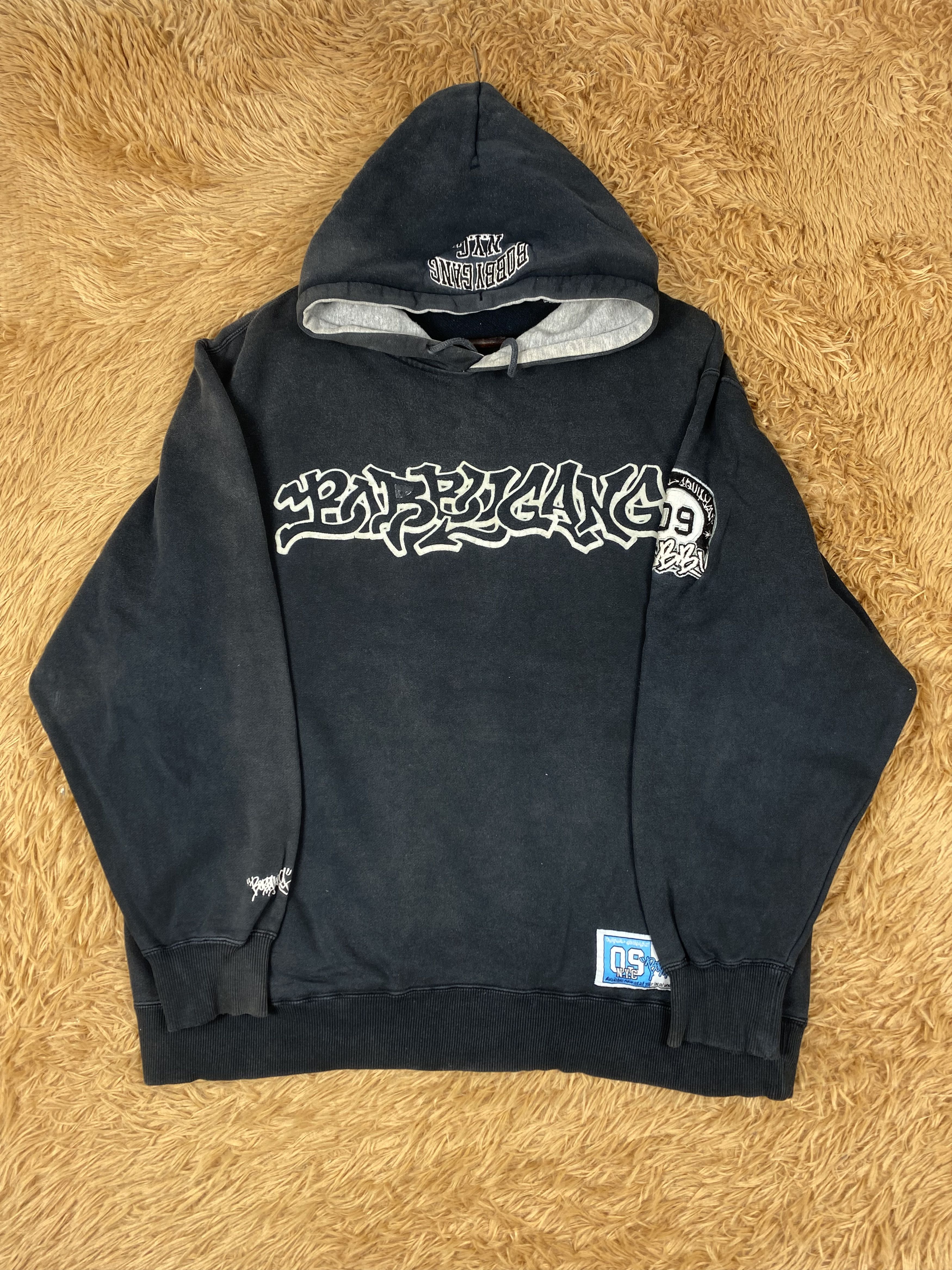 Vintage Vintage Booby Gang Hip Hop Pullover Hoodies DJ1082 Size US M / EU 48-50 / 2 - 4 Thumbnail