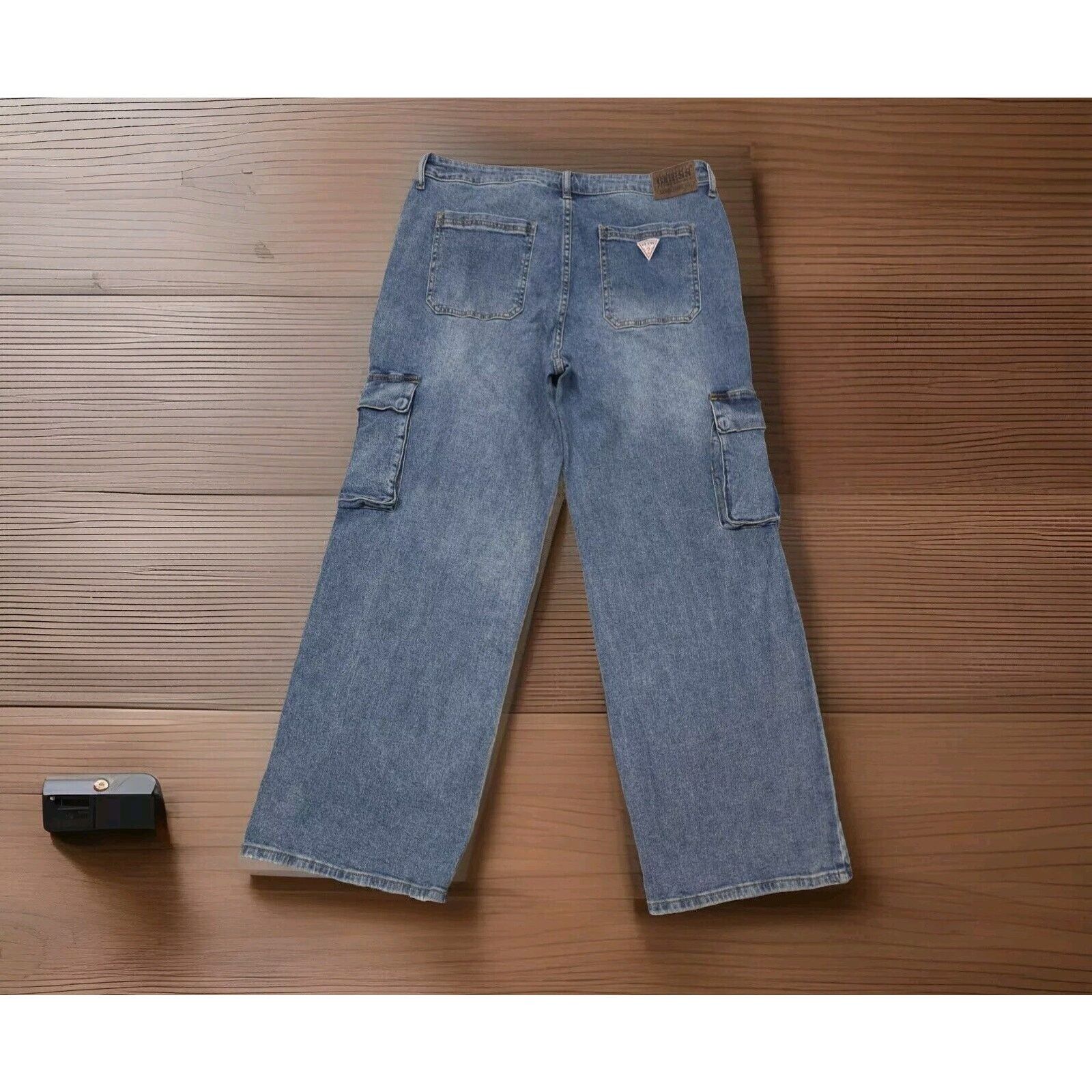 Guess Guess VTG 90s Cargo Pants Baggy Wide-leg Grunge 33 (36×30) Size US 33 - 2 Thumbnail