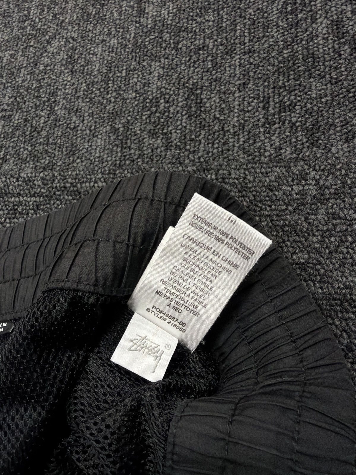 Stussy Black Stussy Track Pants - Medium Size US 31 - 10 Thumbnail