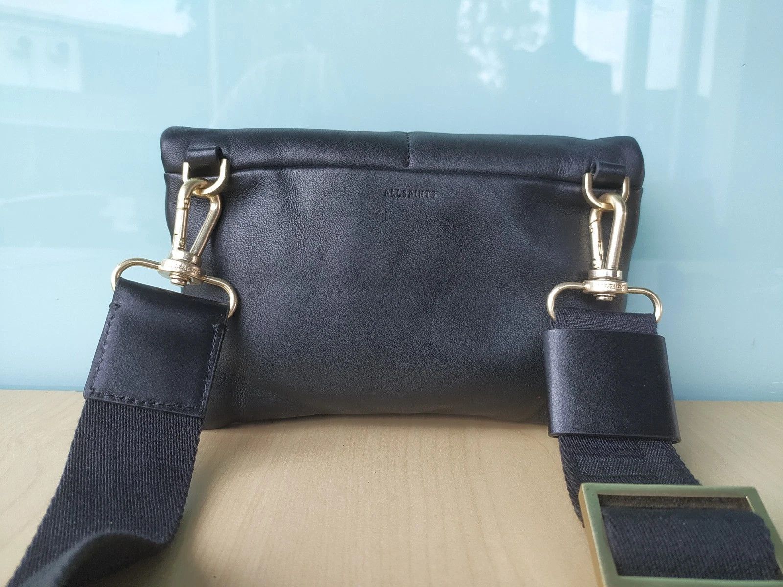 Allsaints ALLSAINTS Ezra quilt Leather Crossbody Bag FTP - 8043 Size ONE SIZE - 3 Thumbnail
