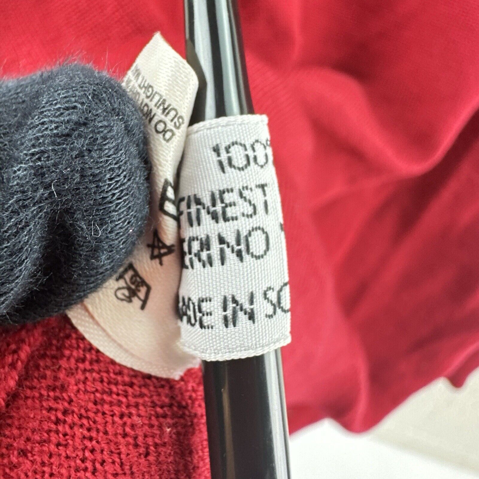 William Lockie Vintage William Lockie 100% Lambswool Sweater Men Sz XL Red Size US L / EU 52-54 / 3 - 5 Thumbnail