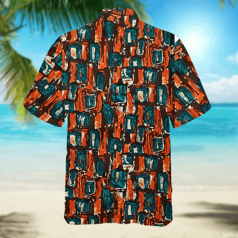 The Unbranded Brand Square-Print Shirt | Geometric Graphic Statementwear Size US L / EU 52-54 / 3 - 5 Thumbnail