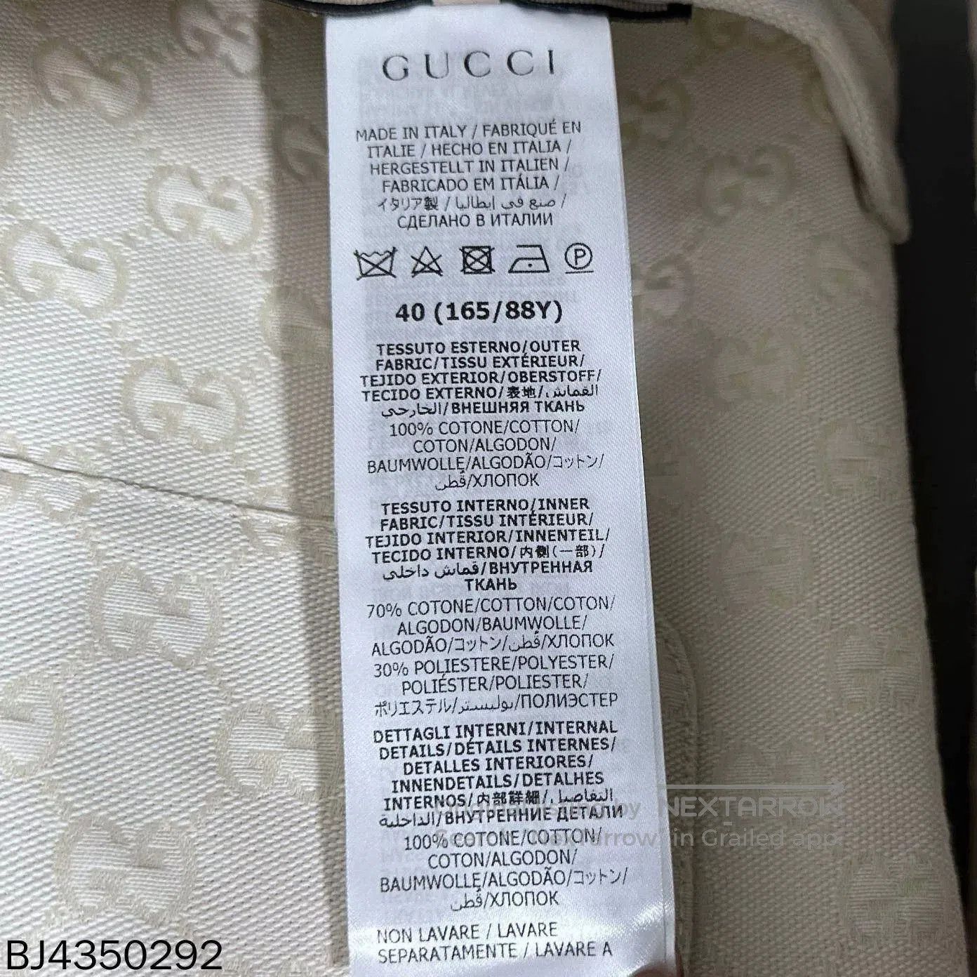 Gucci Gucci GG Monogram Reversible Denim Jacket. Size US XXS / EU 40 - 7 Thumbnail