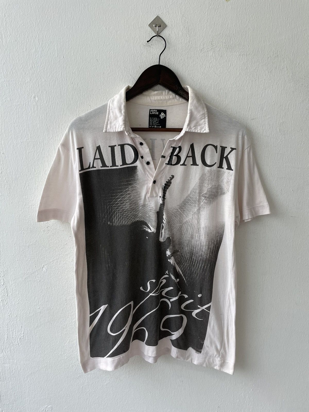 If Six Was Nine PPFM Laid Back Slow Hand Rockstar Polo Tee Shirt Size US L / EU 52-54 / 3 - 1 Thumbnail