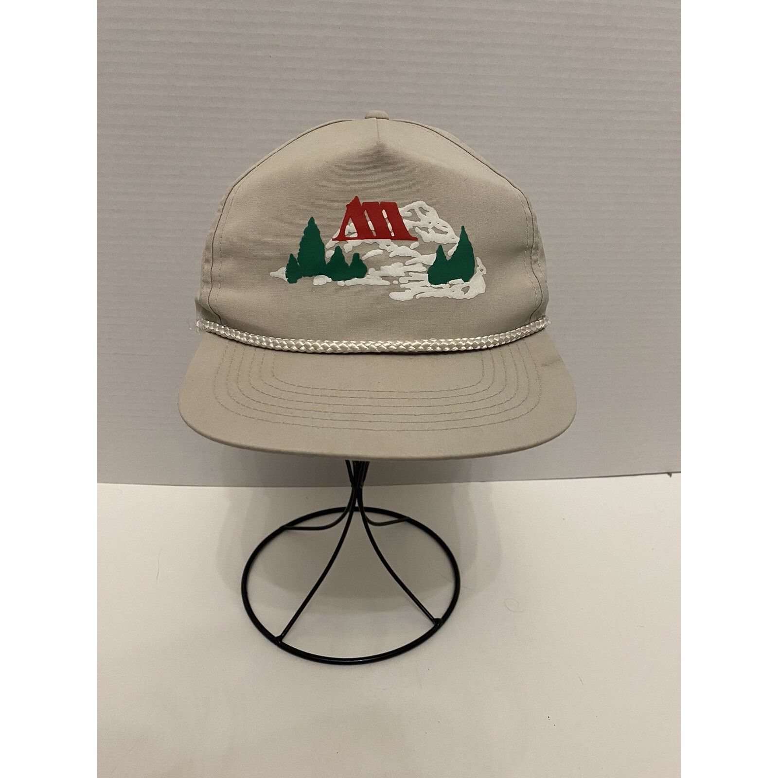 Unknown London Awesome Vintage Camping Outdoorsy Rope Snapback Hat Size ONE SIZE - 1 Thumbnail
