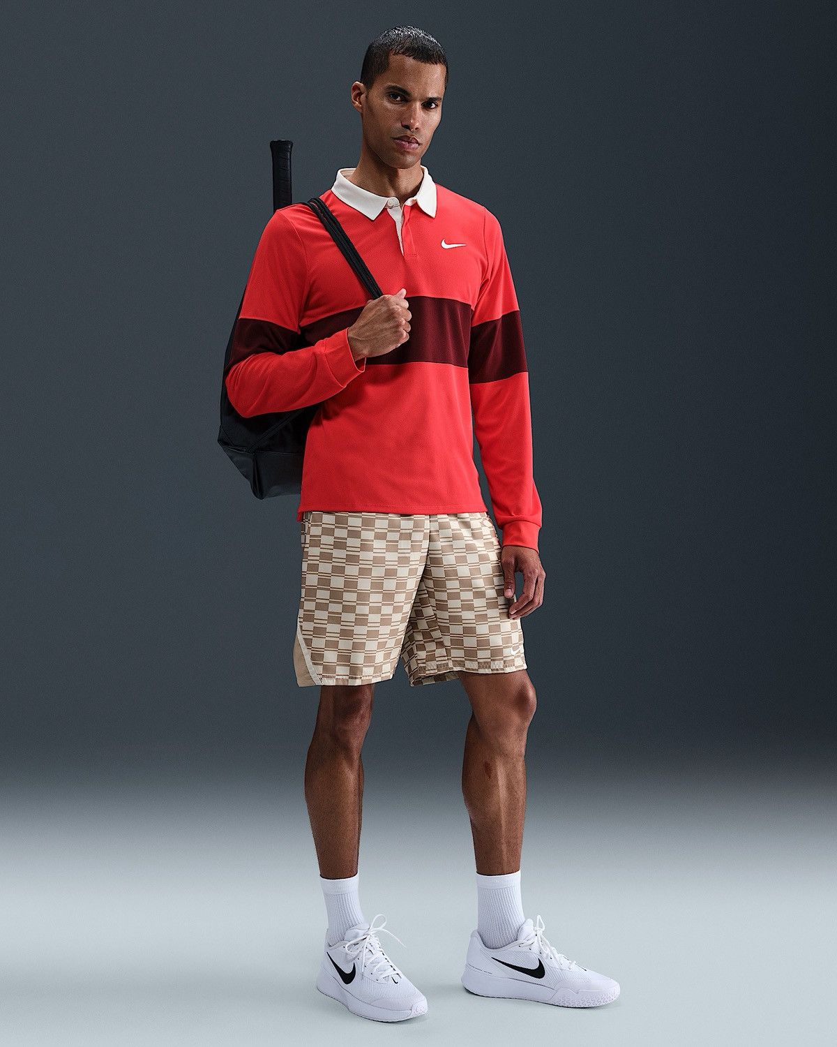 Nike Nike Slam Dri-Fit ADV Long Sleeve Polo Tennis Shirt Size US M / EU 48-50 / 2 - 4 Thumbnail