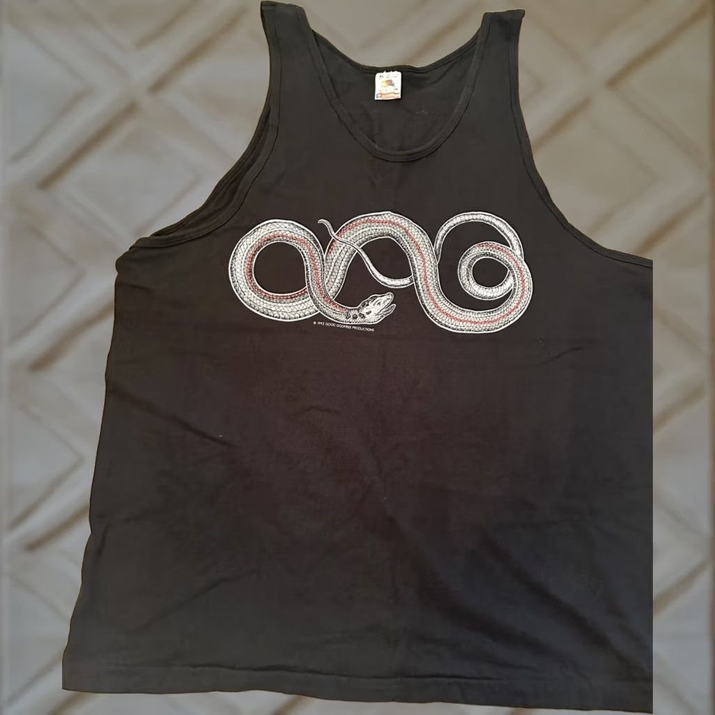 Vintage Vtg Byroan's Pocatello Motorcycle Biker Tank Top Men's Size XL Black Size US XL / EU 56 / 4 - 1 Thumbnail