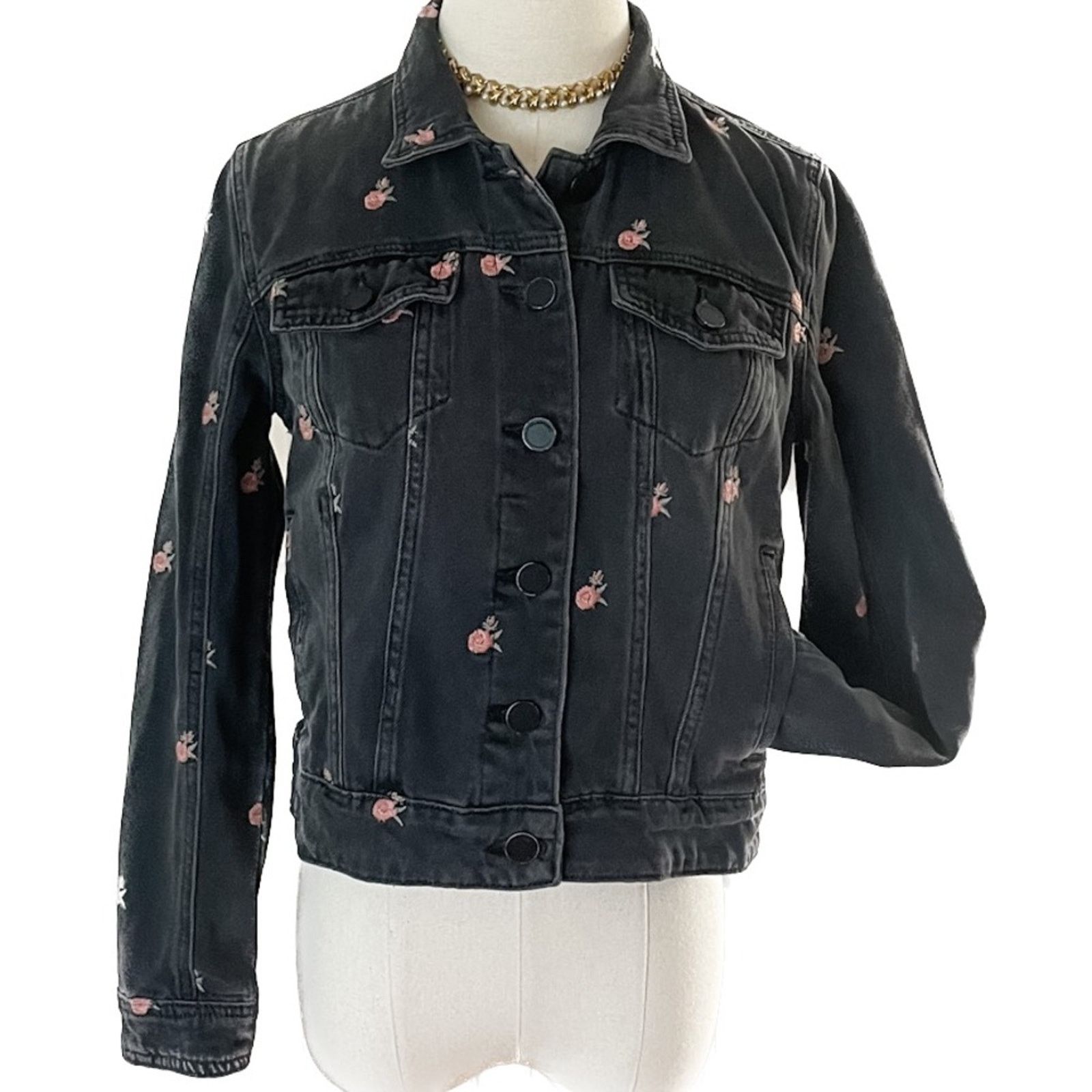 BLANKNYC Floral selling Embroidered Jacket